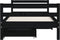 vidaXL - Kinderbedframe - met - lades - 80x160 - cm - massief - grenenhout - zwart