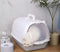 Trixie Primo Top XXL Kattenbak - Overdekt - Actief koolstoffilter - Blauw/Wit 71X56X47 cm