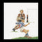 Thea Gouverneur - Borduurpakket met telpatroon - 3037A - Voorgesorteerde DMC Garens - Rugby - Aida - 16 cm x 17 cm - DIY Kit