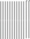 vidaXL - Gaashek - met - flens - 2,2x25 - m - antracietkleurig