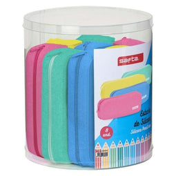 Alleshouder Safta Glitter Vierkant (8 Onderdelen)