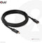 Club 3D CAC-1531 - USB Gen1 Type-C Verlengkabel 5Gbps 60W 4K 1m - Zwart