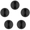 Goobay 95040 - Kabelhouder - Universeel - Zwart (5 stuks)