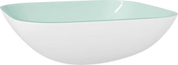 vidaXL - Wasbak - 42x42x14 - cm - glas - wit