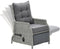 Garden Impressions Santacruz relax loungestoel - wicker - grijs