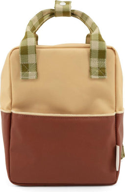 Sticky Lemon Rugzak Small colourblocking - apple tree + vanilla sorbet - fig brown