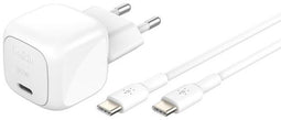 Belkin WCA008kq1MWH-B6 - USB-C Wandlader 30W met USB-C naar Lightning Kabel (1m) - Wit