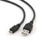 Gembird Micro USB naar USB 2.0 - Kabel 1m - Vergulde contacten - Zwart