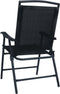 vidaXL - Tuinstoelen - inklapbaar - 2 - st - textileen - crème