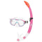 Snorkelbril en -buis voor Kinderen AquaSport Blauw Roze (6 Stuks)
