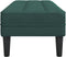 vidaXL - Donkergroene - Velvet - Bank - 113x57x39 - cm