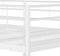 vidaXL - Stapelbed - zonder - matras - 75x190 - cm - staal - wit
