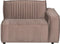 MUST Living Sofa element Rally 1 arm right,76x110x92 cm, velvet taupe