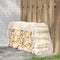 vidaXL - Plantenafdekking - met - zeilringen - 1x3 - m - polyethyleen