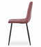 Eetkamerstoel KARA - 3 stuks - donkerroze - 87x45x50.5 cm
