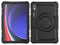 Mobilize Tablethoes geschikt voor Samsung Galaxy Tab S9 Ultra Hardcase Backcover | Mobilize Rotating Defender + Schouderband | Schokbestendig Galaxy Tab S9 Ultra Telefoonhoesje | Anti Shock Proof + Standaard - Zwart