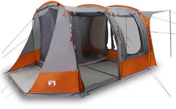 vidaXL - Autotent - waterdicht - grijs - en - oranje