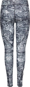 ONLY PLAY ONPMAJVI AOP TRAIN TIGHTS - Sportlegging - Aansluitende pasvorm - Zwart - Wit - Maat XS