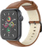 imoshion Classic lederen bandje - Geschikt voor Apple Watch 1, 2, 3, 4, 5, 6, 7, 8, 9, 10, SE, Ultra (2) - 44/45/46/49 mm - Bruin - One Size