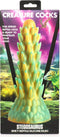 Stegosaurus - Spiky Reptile Silicone Dildo - Green