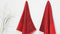 DDDDD Blend - Keukendoek - 50x55 cm - Set van 6 - Fire Red