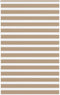 vidaXL - Zebra - Blind - 140x200 - cm - stofbreedte - 135,9 - cm - polyester - zandbruin