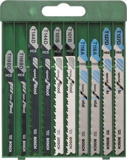 Bosch 2609256746 - Decoupeerzaagbladen set - Geschikt voor hout en metaal (8 stuks)