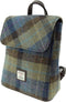Rugzak Tummel Beige Blauw - Mini - 26x21x12 - Harris Tweed - Glen Appin of Scotland