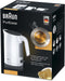 Braun WK 3100 - Waterkoker - 1,7L 2200W snelkooksysteem - Wit