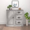 vidaXL - Dressoir - 70x35,5x67,5 - cm - bewerkt - hout - grijs - sonoma - eikenkleurig
