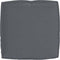 vidaXL - Ligbedkussen - voor - Zitplek - Anthraciet - 50x50x12 - cm - Oxford - Stof