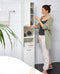 Badkamerkast met legplanken afm. 185 x 30 x 30 cm