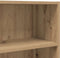 vidaXL - Wasmachinekast - 64x24x190 - cm - artisanaal - eikenkleur