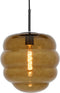 Light & Living Hanglamp Misty - Bruin - 30x30x37cm - Modern - Hanglampen Eetkamer, Slaapkamer, Woonkamer