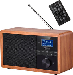 Adler AD 1184 - Retro radio - DAB+ RDS FM AM Bluetooth - Houten kast