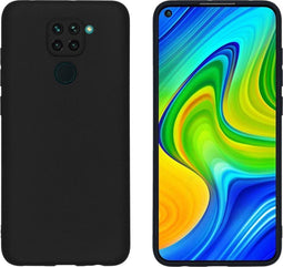 iMoshion Hoesje Geschikt voor Xiaomi Redmi Note 9 Hoesje Siliconen - iMoshion Color Backcover - Zwart