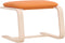 vidaXL - Voetenbank - 51x41x40 - cm - stof - donkergeel