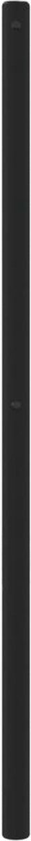 vidaXL - Hoofdbord - 90 - cm - metaal - zwart