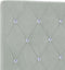 vidaXL - Hoofdbord - met - Kristallen - Knopen - Ge - tufted - Lichtgrijs - 180 - cm - Fluweel