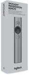Logitech Spotlight Plus - Afstandsbediening - Draadloos met Bluetooth en USB - Zilver