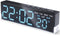 Nuvance Digitale Wekker - Reiswekker - Automatische helderheid - Zwart Blauw