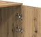 vidaXL - Opbergkast - 40x45x103,5 - cm - bewerkt - hout - artisanaal - eikenkleur