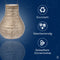 Lumiz Solar Tuinverlichting - Tuinverlichting op zonne energie - Tuinverlichting - Buitenlampjes - Tuinverlichting op zonneenergie - Buitenverlichting - Buitenlamp - Decoratie - Occult Bulb - 16 cm - Goud