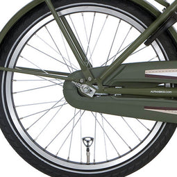 Alpina achterwiel 20 remnaaf J20 mat zwart zink spk