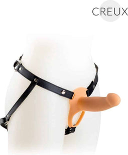 Virgite - Holle Strap-on - Lichte Huidskleur