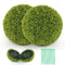Coast Kunstbuxusballen - Set van 2 - Ø 40 & 50 cm - UV- en Waterbestendig Groen (2 stuks)