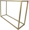 Console tafel Marseille - 100x35x75 - Wit/goud - Marmer/metaal
