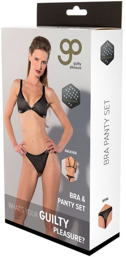 Ondergoed Set Guilty Pleasure Zwart (XL)