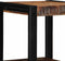vidaXL - Wandschap - 35x35x100 - cm - massief - gerecycled - hout - meerkleurig