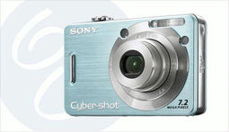 Sony Cyber-shot W55 - 7,2 MP - High Sensitivity - Blauw